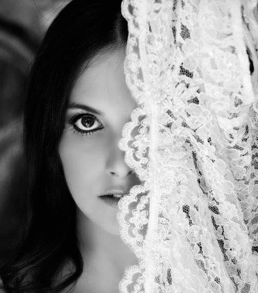 Bridal Makeup - Black and White
